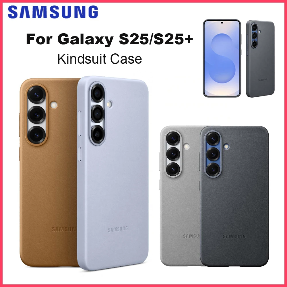 

Оригинальный чехол для Samsung Kindsuit для Galaxy S25 S25 + кожаный защитный чехол для смартфона