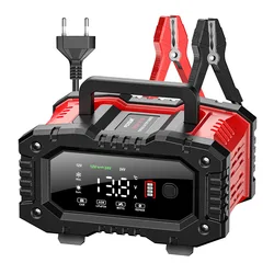 20A 10A Fully Automatic Battery Charger 12V/24V Smart Car Battery Charger For AGM GEL WET Lead Acid Fast Charging Pulse Repair