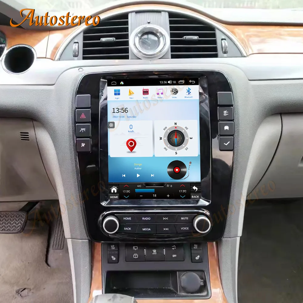 Carplay 12 Inch Android 14 For Buick Enclave 2009-2016 Tesla Screen Car Multimedia Player GPS Navigation Car Radio Head Unit