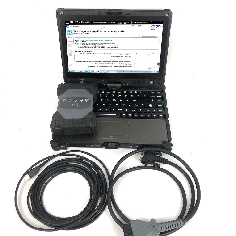 

Getac v100 laptop MB Star C6 DOIP wifi CANBUS C6 multiplexer WIFI Multiplexer vci Diagnosis Tool SD Connect