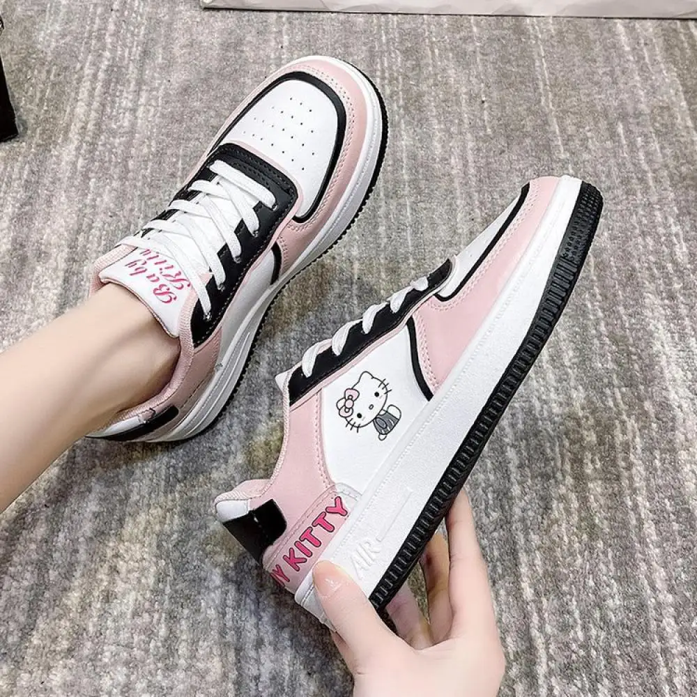 Anime Cartoon Stuff Women's Shoes Spring Autumn Girly Outdoor Run Shoes Anti Slip Sneakers Sweet Casual Shoes Kawaii Skate Shoes