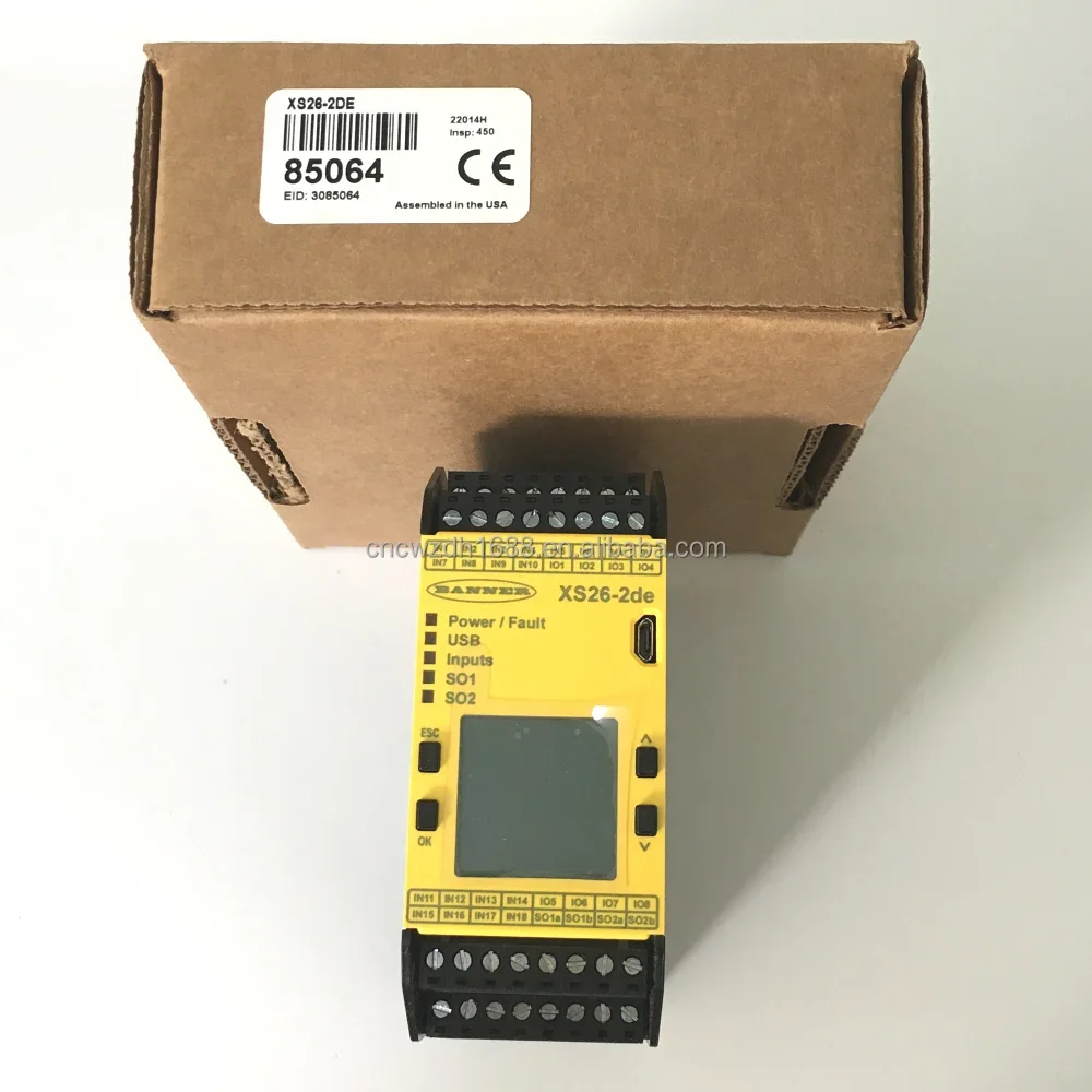 Low Price with High Safety FeaturesAdvanced Technology Banner Sensor 85064 PNP XS26-2de Safety Controller