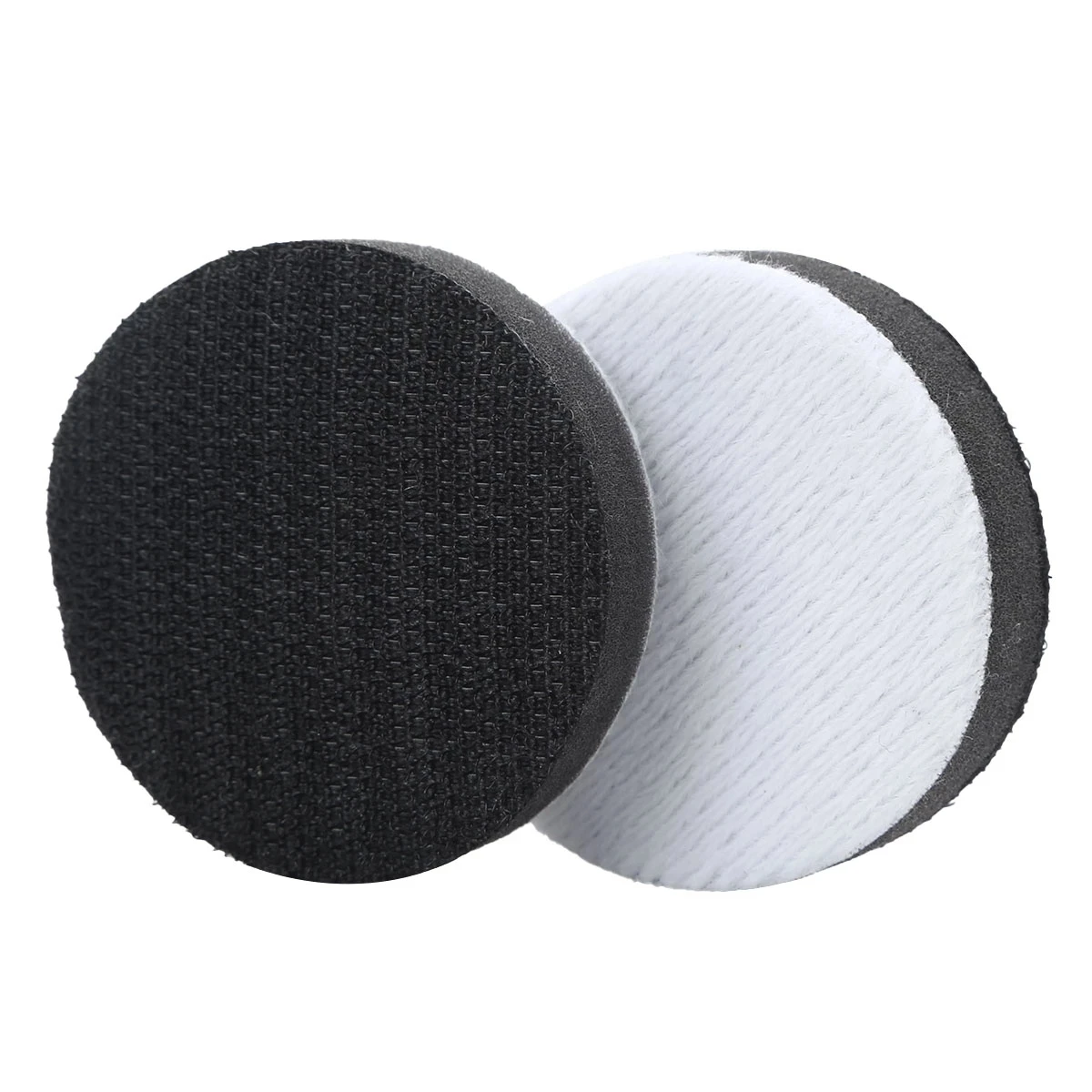 Imagem -04 - Soft Density Interface Pad Almofada de Esponja Buffer Backing Pads Hook Loop Face Discos de Lixamento Ferramentas Abrasivas 50 mm 75 mm Pcs