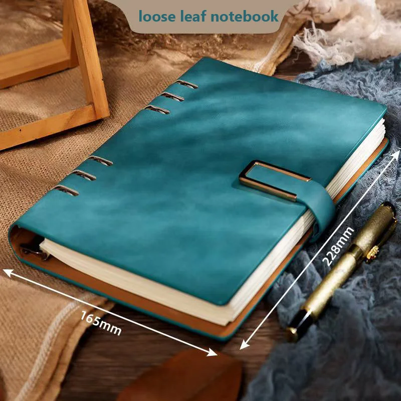 Buckle Thickened Notebook 60 Sheets Diary Binder Agenda Notepad Sketch Book Notebooks Writing Pads Office School Supplies