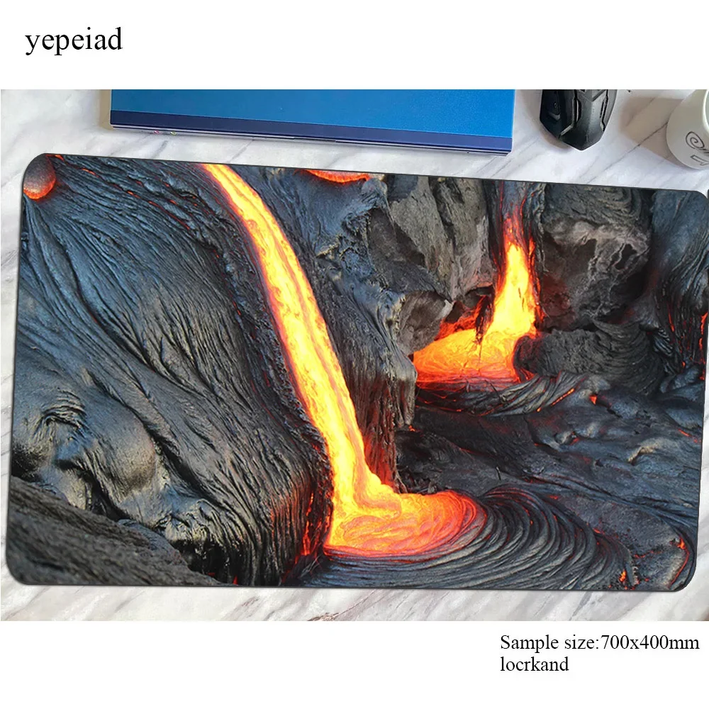 Volcanoes Volcanoes mouse pad gamer 700x400x3mm Popular gaming mousepad notebook pc accessories best seller laptop padmouse ergonomic mat - Aliexpress Deal
