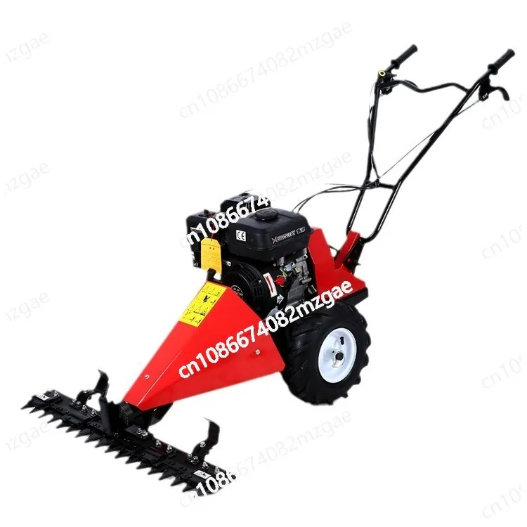 Source Factory Hand Push Gasoline Mower New Forestry Wasteland Large Lawn Mower Land Cultivation Mower