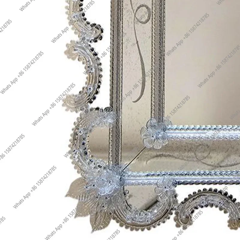 

S Beauty Mirror, Large Candlestick Leather Bag, Wedding Decoration, Makeup Mirror Attached To The Wall For Dowry