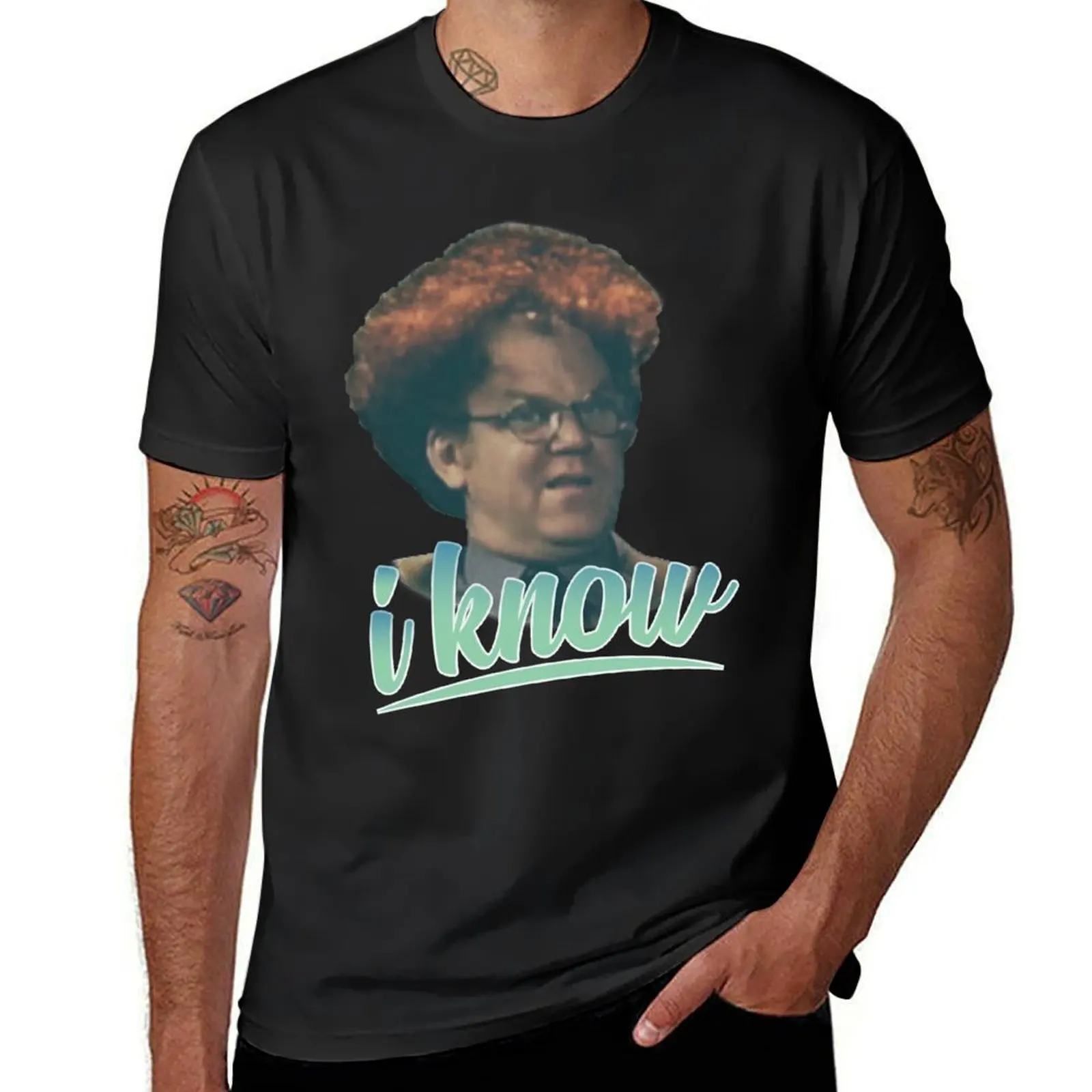 Music Vintage Retro Dr Steve Brule I Know Vintage Photograp T-Shirt summer tops boys whites men workout shirt