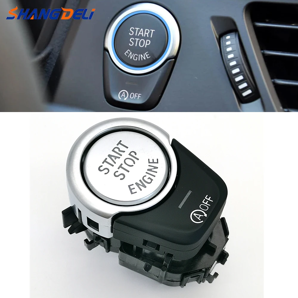

7 контактов, подходят для BMW 5 серии G30 G31 G38 для BMW 7 серии G11 G12 G21 Кнопка запуска двигателя автомобиля Кнопка запуска ручного тормоза