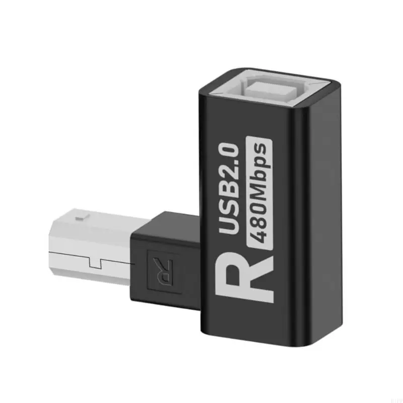 E1PF Reliability USB 2.0 Type B Extension Male to Female Adapter for Hard Disk Use