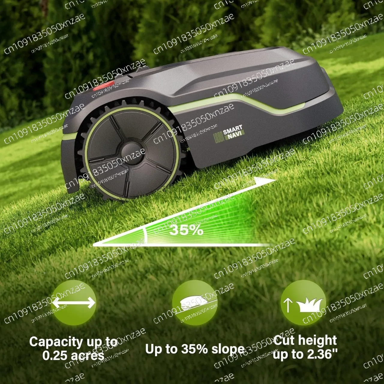 

Automatic GPS lawn mowing robot Yard path planning Lawn mower High efficiency