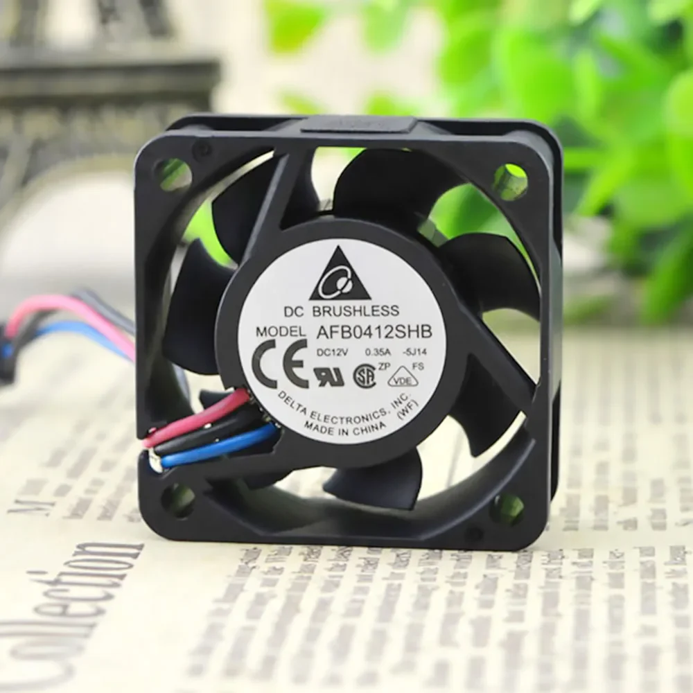 AFB0412SHB 4015 4CM 40mm DC12V 0.35A 40*40*15MM silent mini micro quiet computer cpu server axial cooling fans tachometer