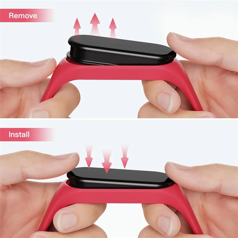 Replacement Wristband For Xiaomi Mi Band 5 4 3 6 nfc Strap Silicone Bracelet For Xiaomi Band 7 4 5 6 nfc Wrist Color TPU Strap