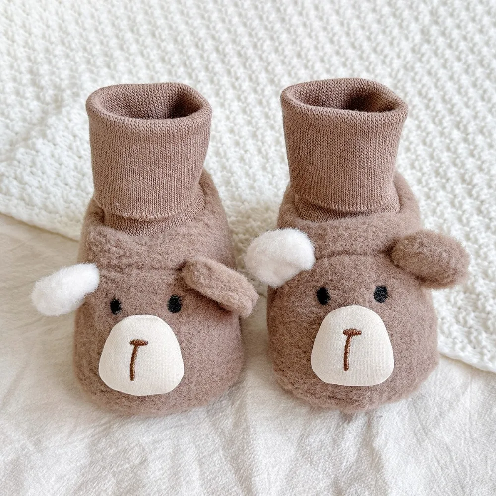 

Cute Soft Rubber Sole Baby Walker Shoes Cartoon Non-Slip Baby Socks Shoes Wear-resistant Infant Shoes Walking Practic