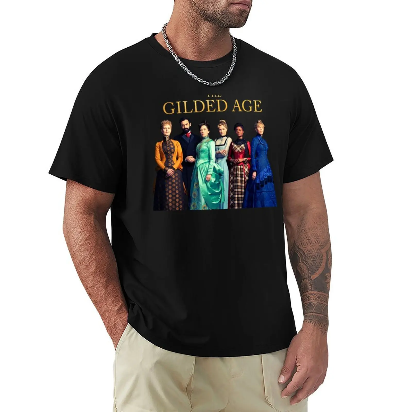 

Gilded Age T-Shirt cute clothes customs heavyweights aesthetic clothes Men's t-shirt