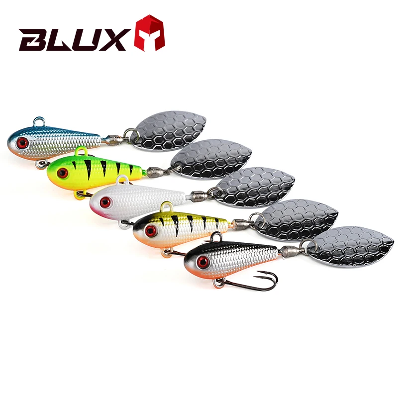 

BLUX 5 шт./лот, рыболовная приманка SPINTAIL, 4.5г, 7г, 11г, 14г, металлическая виб-блесна, джиг-приманка, приманка-ложка для пресноводной рыбалки на басса