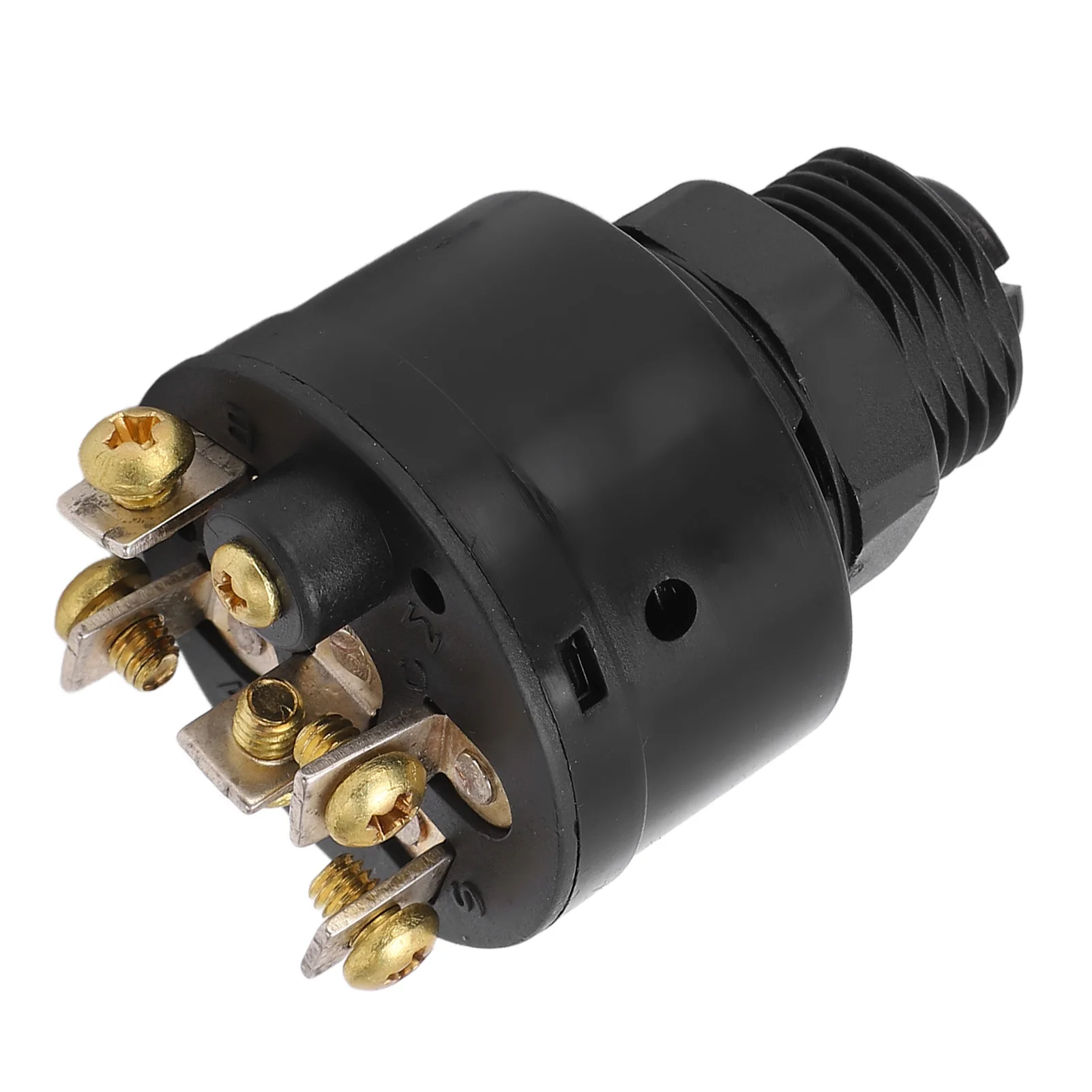 Interruptor de chave de ignição de 6 parafusos e 3 posições 393301 com 2 chaves para barcos a motor de popa internos OMC