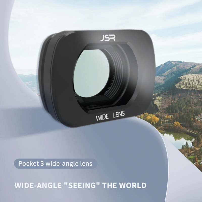for DJI Osmo Pocket 3 Handheld Camera Wide Angle Lens Filter Shoot Wider Scene Range Extension Pocket3 Wide-angle Accessories
