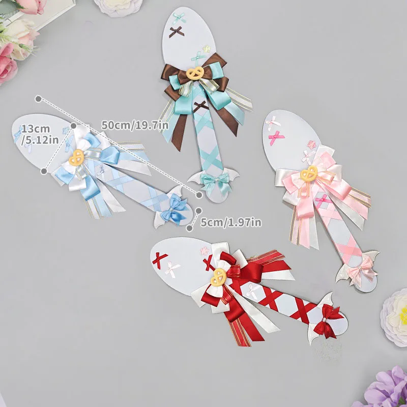 Lolita Bow Spoon Photo Prop Star Support Wand Anime Show Cosplay Princess Magic Wand