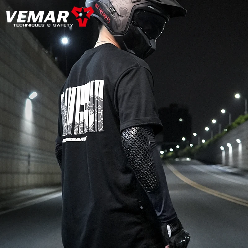 

Men Women VEMAR Upgraded Ice Cooling Knee Brace Elbow Pads Summer Motorcycle Cycling Motocross Riding Protection Gear