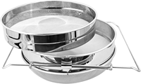 Stainless Steel Honey Strainer, Double Sieve Honey Filter, Honey Extractor Equipment for 5 Gallon Bucket Honey,Beekeeping Equipm