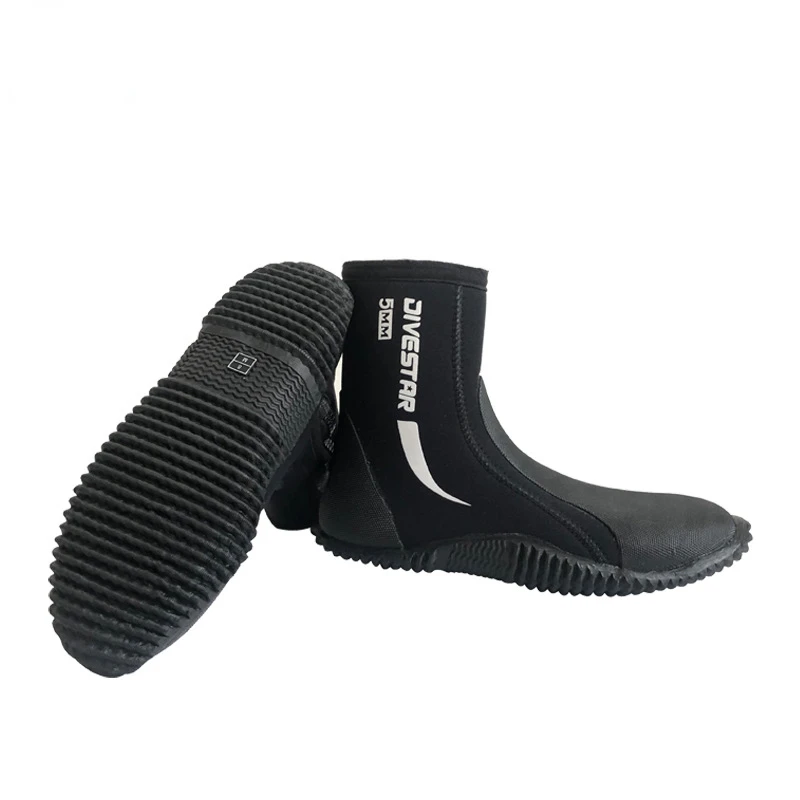 5mm Diving Shoes, Beach Outdoor River Tracing Shoes, Anti Slip Vulcanized Shoes, Adult Diving Socks, Diving Shoe Covers