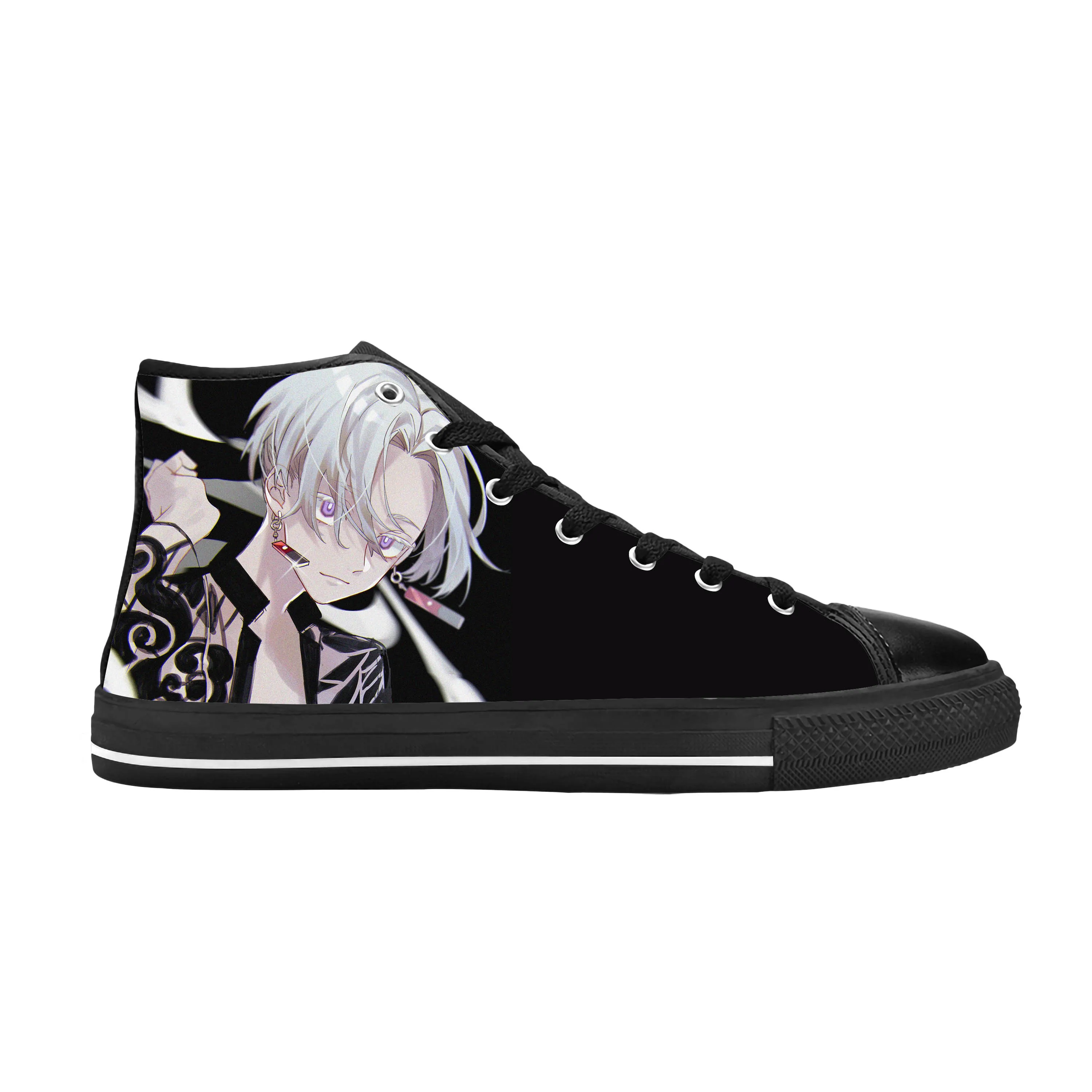 Hot Japanese Anime Tokyo Revengers Kurokawa Izana Casual Cloth Shoes High Top Comfortable Breathable 3D Print Men Women Sneakers