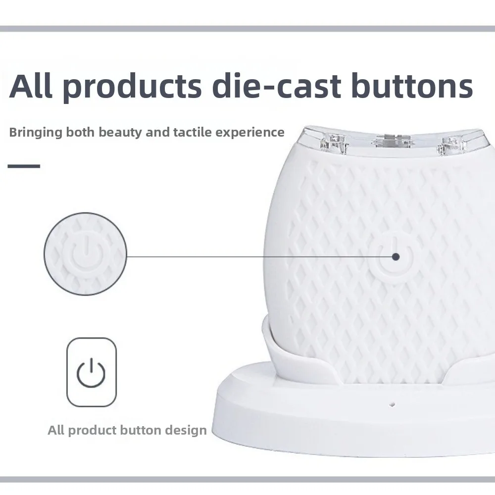 

3 Modes Electric Sonic Toothbrush Rechargeable Cold Blue Light Silicone Electric Toothbrush Waterproof Automatic Toothbrush