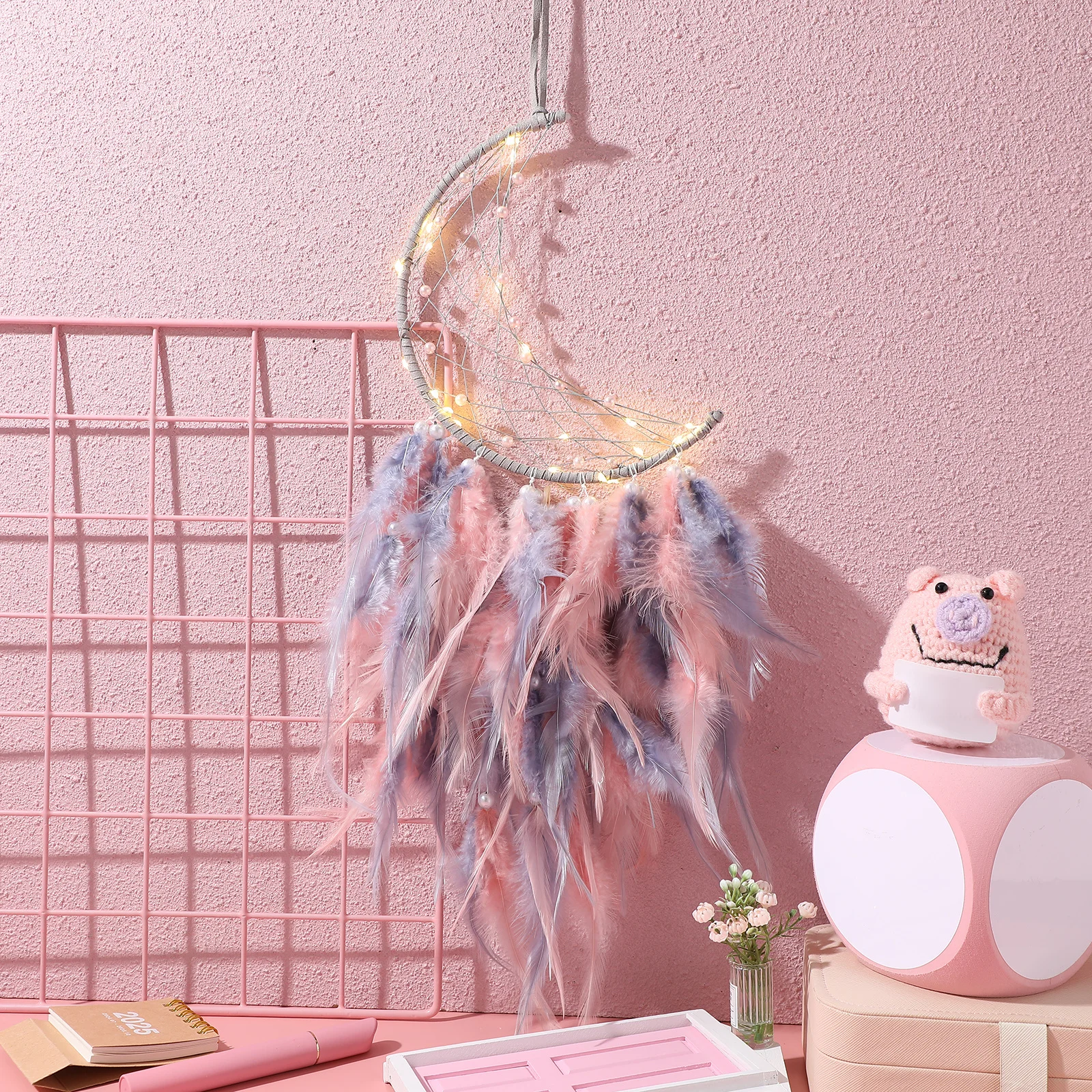 Creative Home Hanging Decor Unique Dream Catcher Wall Art Ornament For Bedroom Kids Room Decoration Handmade Aesthetic Room