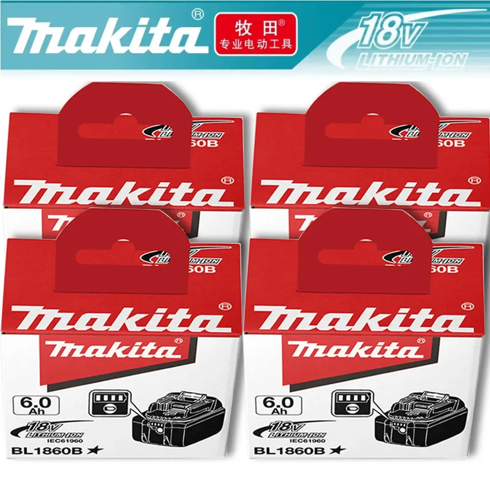 100% Original Makita 6Ah/5Ah for Makita 18V Battery BL1830B BL1850B BL1850 BL1840 BL1860 BL1815 Replacement Lithium Battery