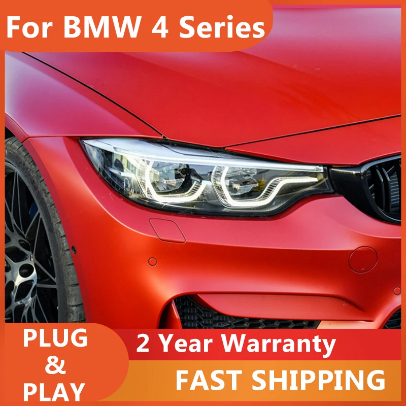 

for BMW 4 Series Headlight 2013-2019 F32 Head Lights DRL Turn Signal Low High Beam M4 F82 425I BMW F36 Front Lights Accessories