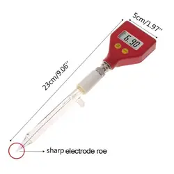 1Set  PH-98108 PH Meter, High Precision PH Tester With Sharp Glass Electrode for Water Food Milk Cheese Soil ph للجبن