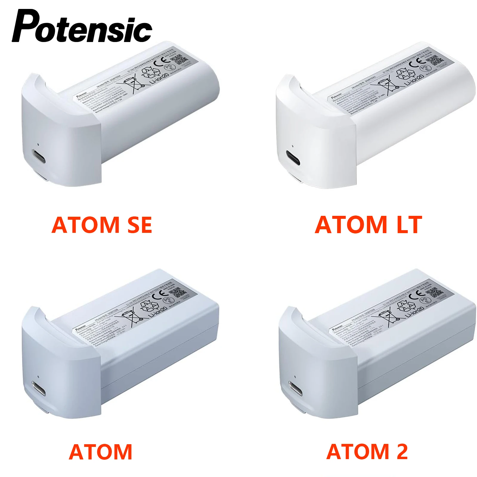 

Potensic 1 PC Original Battery for ATOM LT, ATOM SE, ATOM, ATOM 2 Options