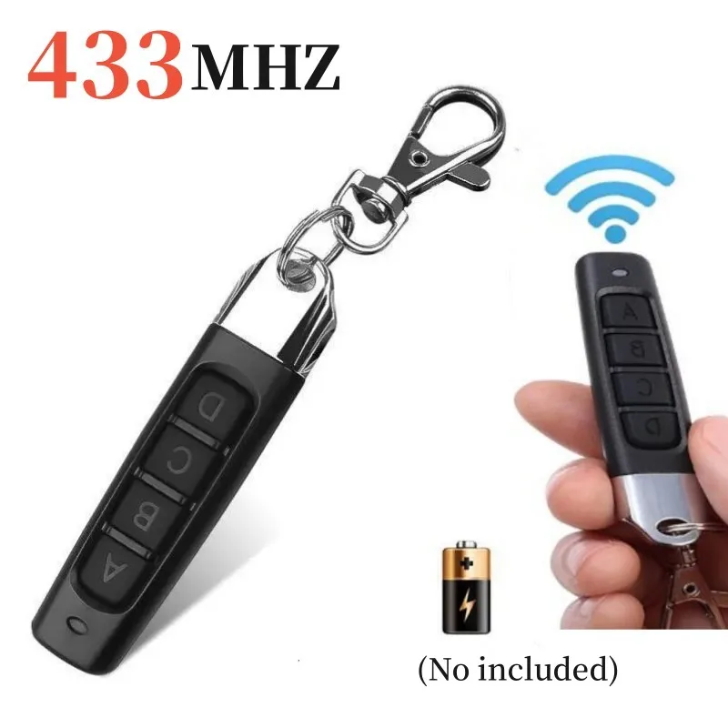 

433MHZ Copy Remote Control Auto 4 Channe Code Garage Gate Door Opener Remote Control Duplicator Cloning Code Car Key