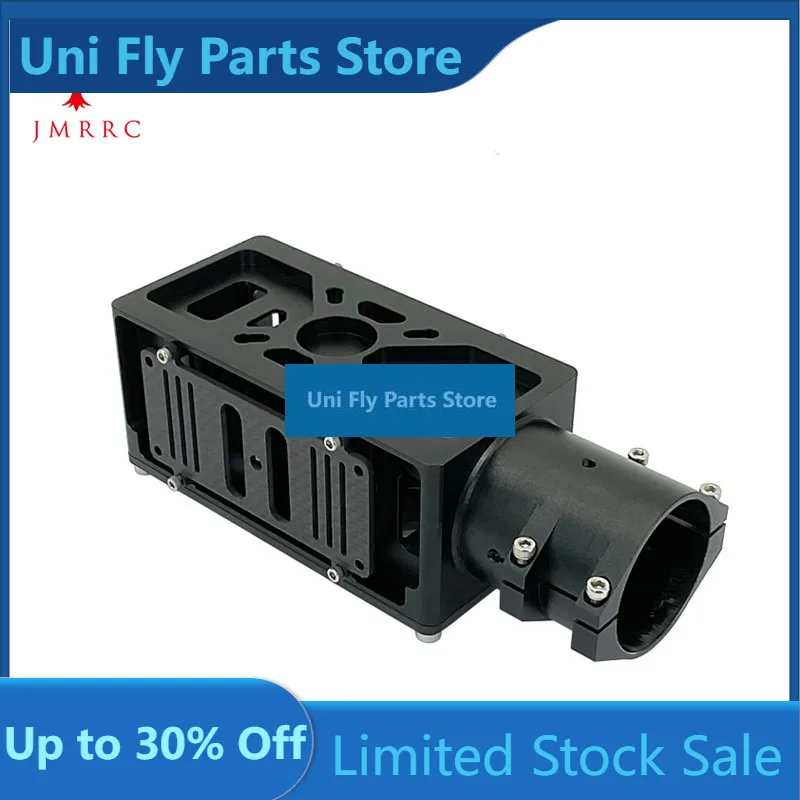 40mm Dual Motor Mount Anti-Shock Motor Seat Holder X8 Motor Mount Black OD40 Pipe Clamp Connector For DIY Heavy Drone JMRR