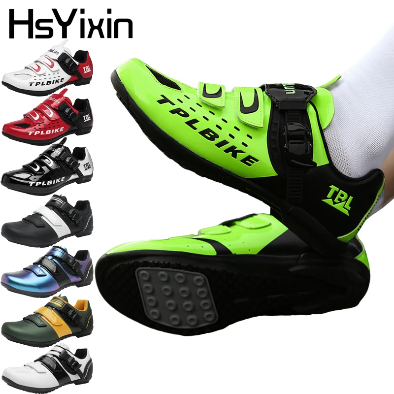

Велосипедная обувь для мужчин и женщин, нескользящая обувь на плоской подошве с дышащей резиновой подошвой, тренировочная обувь для шоссейного велосипеда MTB, велосипедная обувь с плоской педалью