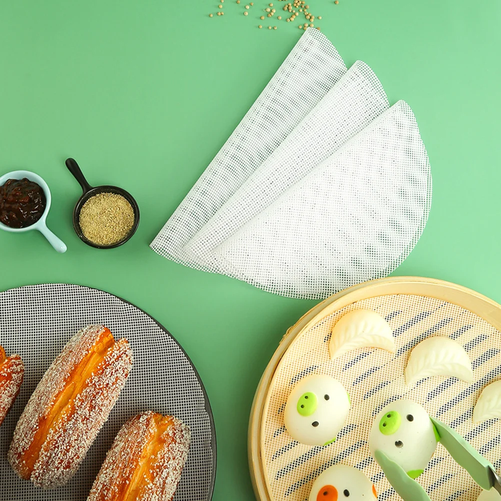 

10Pcs Silicone Steamer Cushions Kitchen Accessories Material Healthy Delicious Steamed Food Kitchen Steamer Cushion