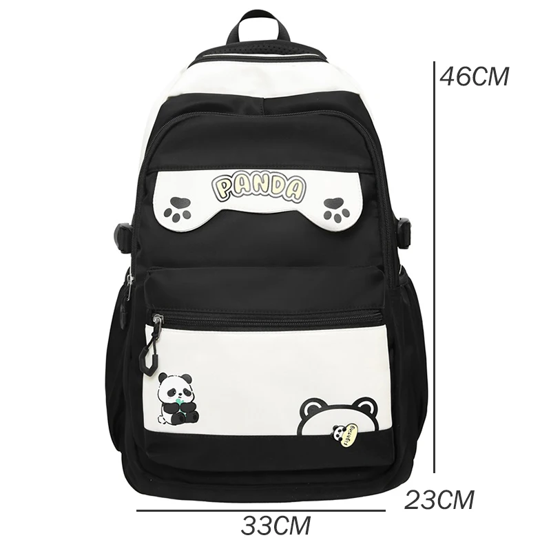 Teenager School Bags for Girls Middle Student Backpack Women Nylon Cute Cartoon Campus Korean Bagpack