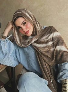 Ramadan Modal Rayon Muslim Hijabs Women Solid Gradient Scarves Shawl Luxury Eid Hijab Wrap Islam Turban Female Headscarf