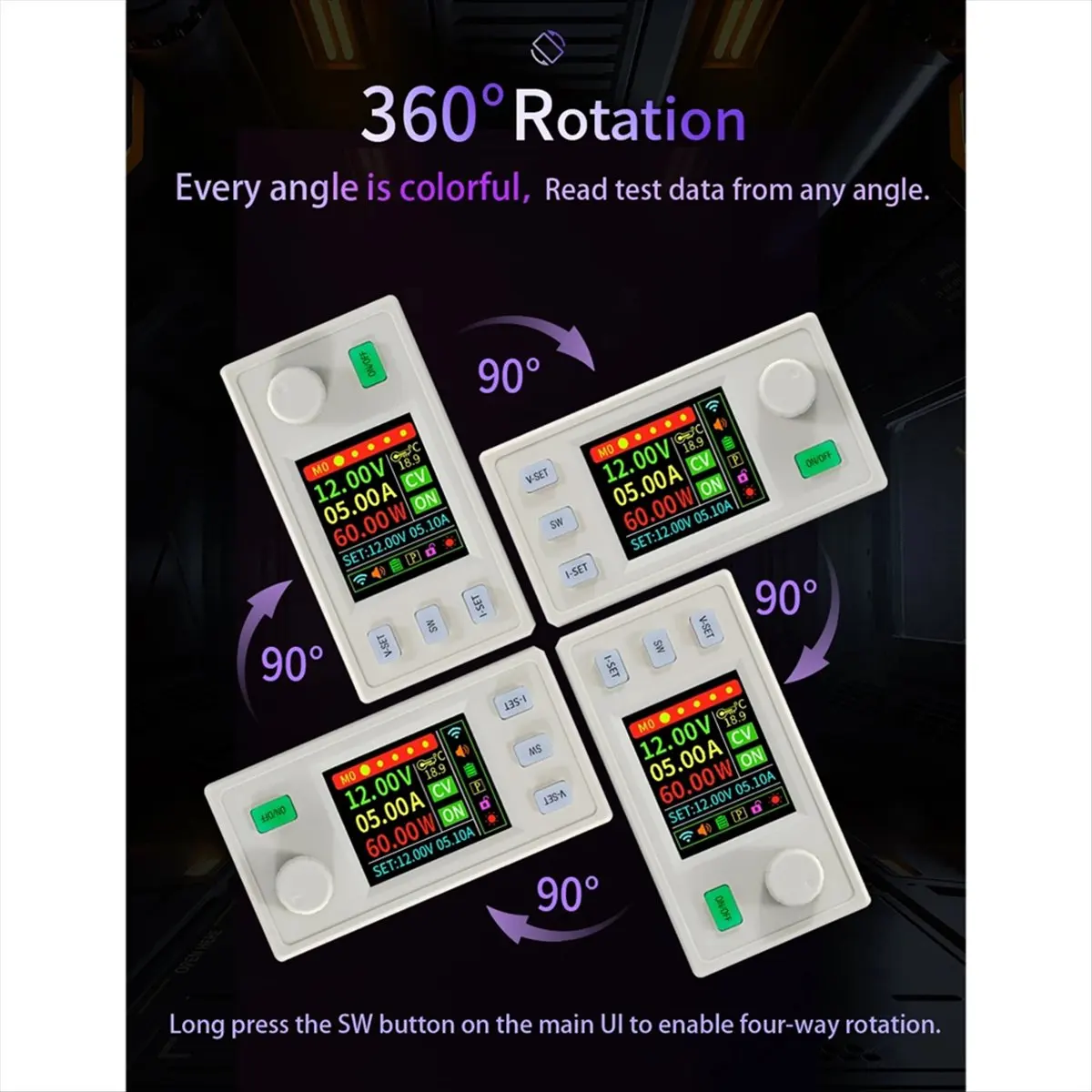 Persevering- XY8050S CNC DC Buck Power Supply 80V/50A/4000W Adjustable Stabilized Power Supply Constant Voltage
