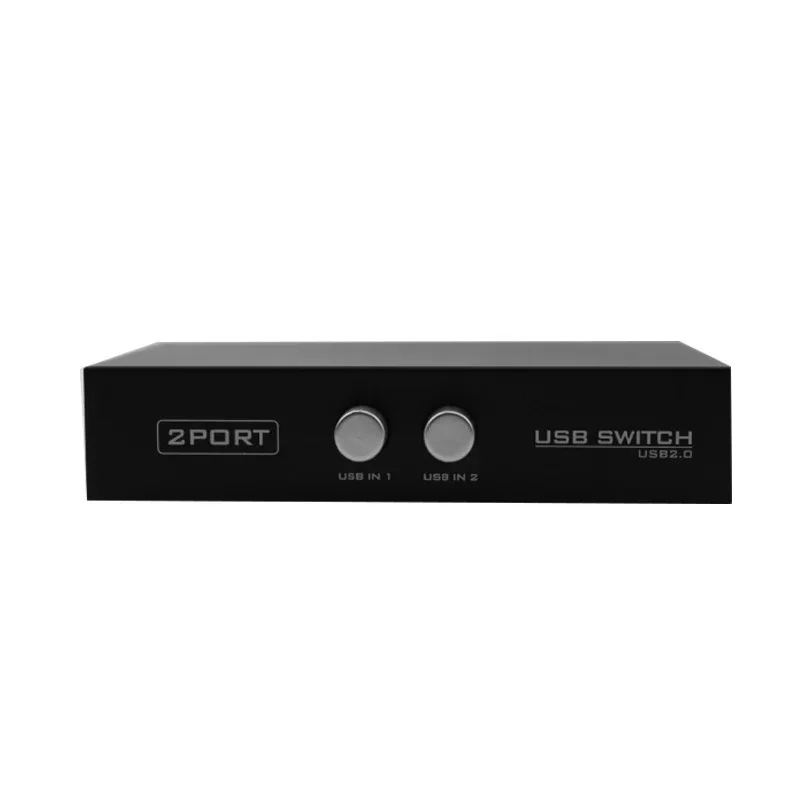 2 Port Manual USB 2.0 Sharing Device Switch Box for 2 Computer To Share 1 Printer Scanner