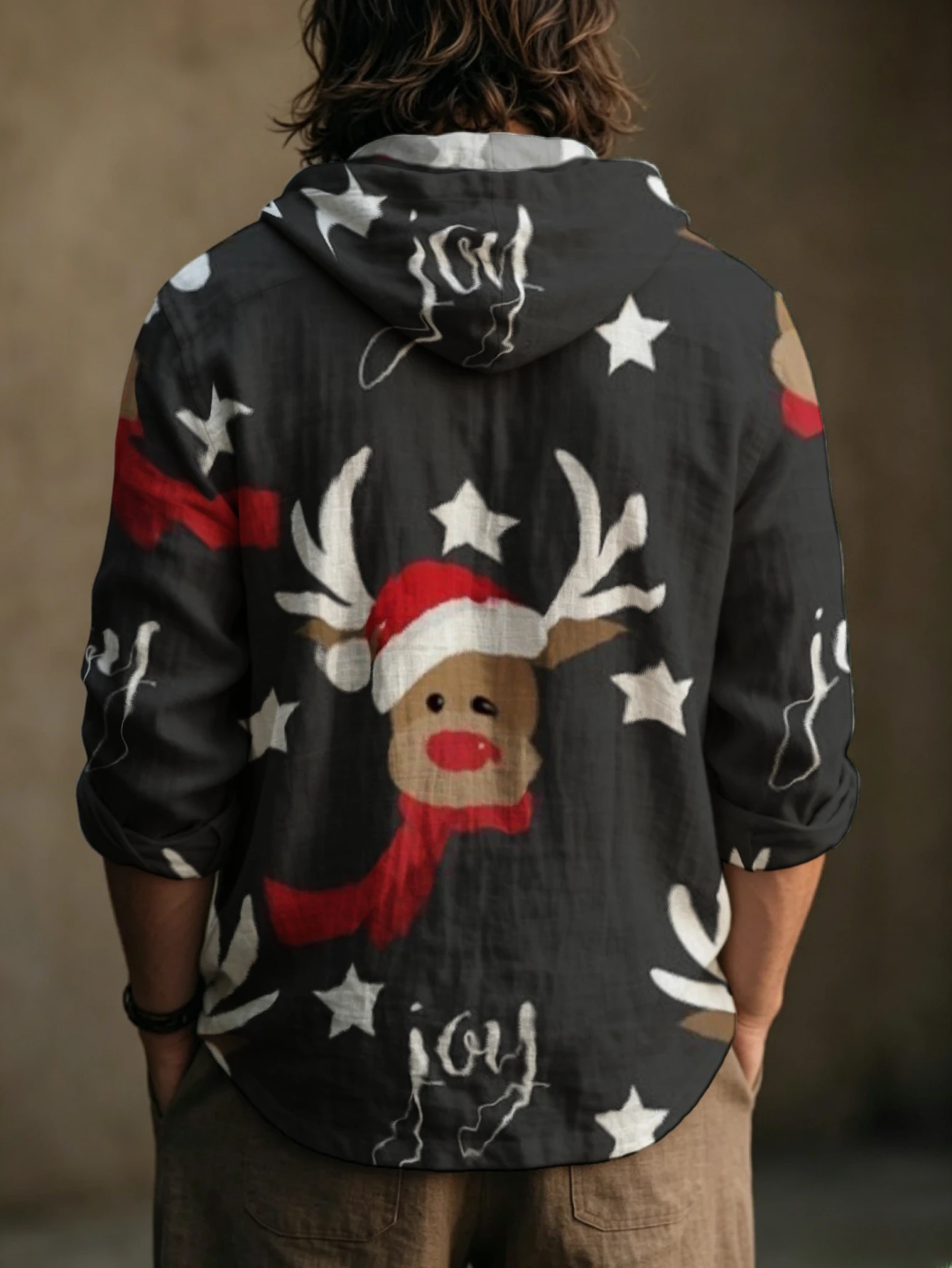 Herenshirt met kerstcartoon re - Jeans recensie en prijs
