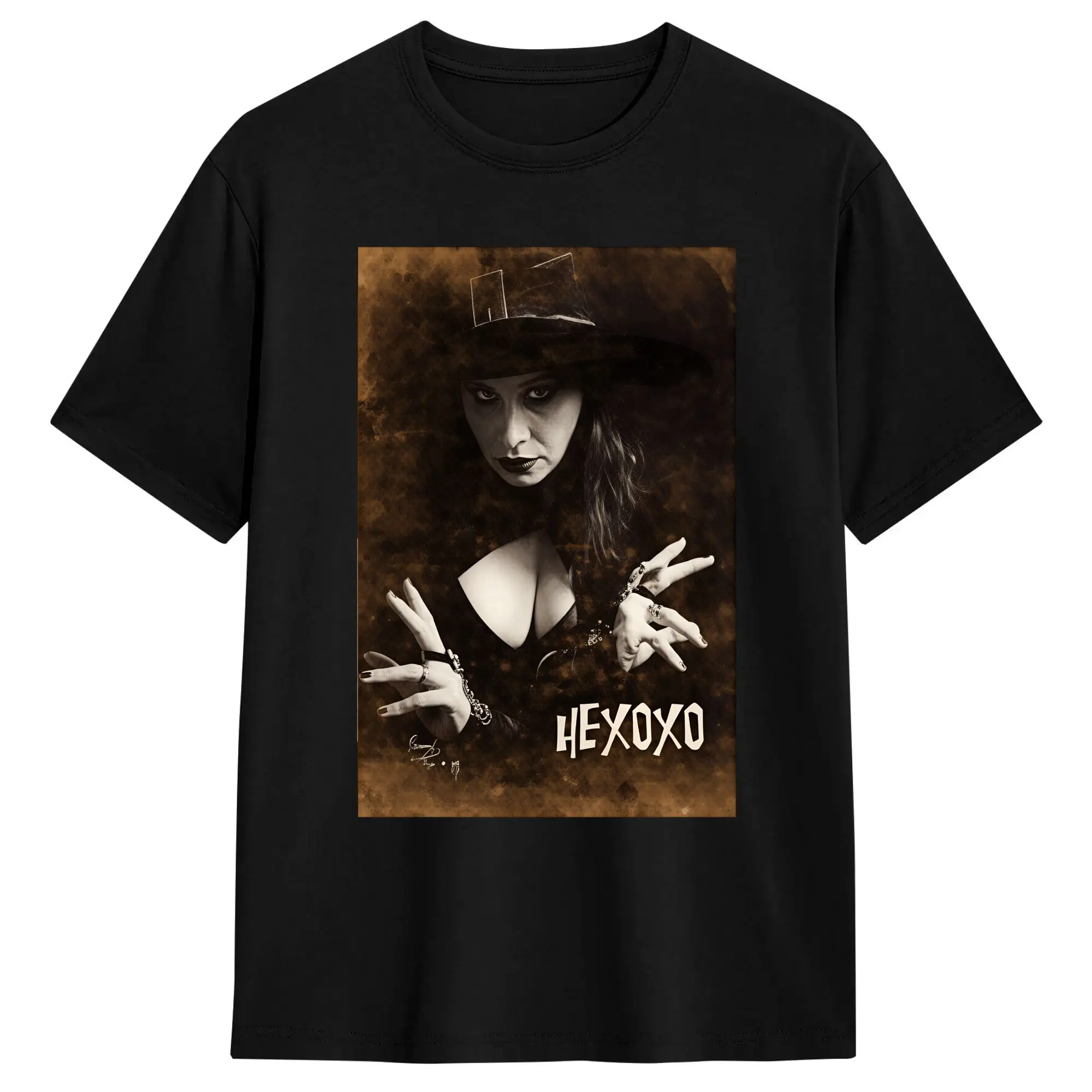 Men Penny Dreadful Hexoxo T Shirts  Cotton Top Tees Beach Y2K Funny Short-Sleeved T Shirt O Neck Popular Design Tee Shirt