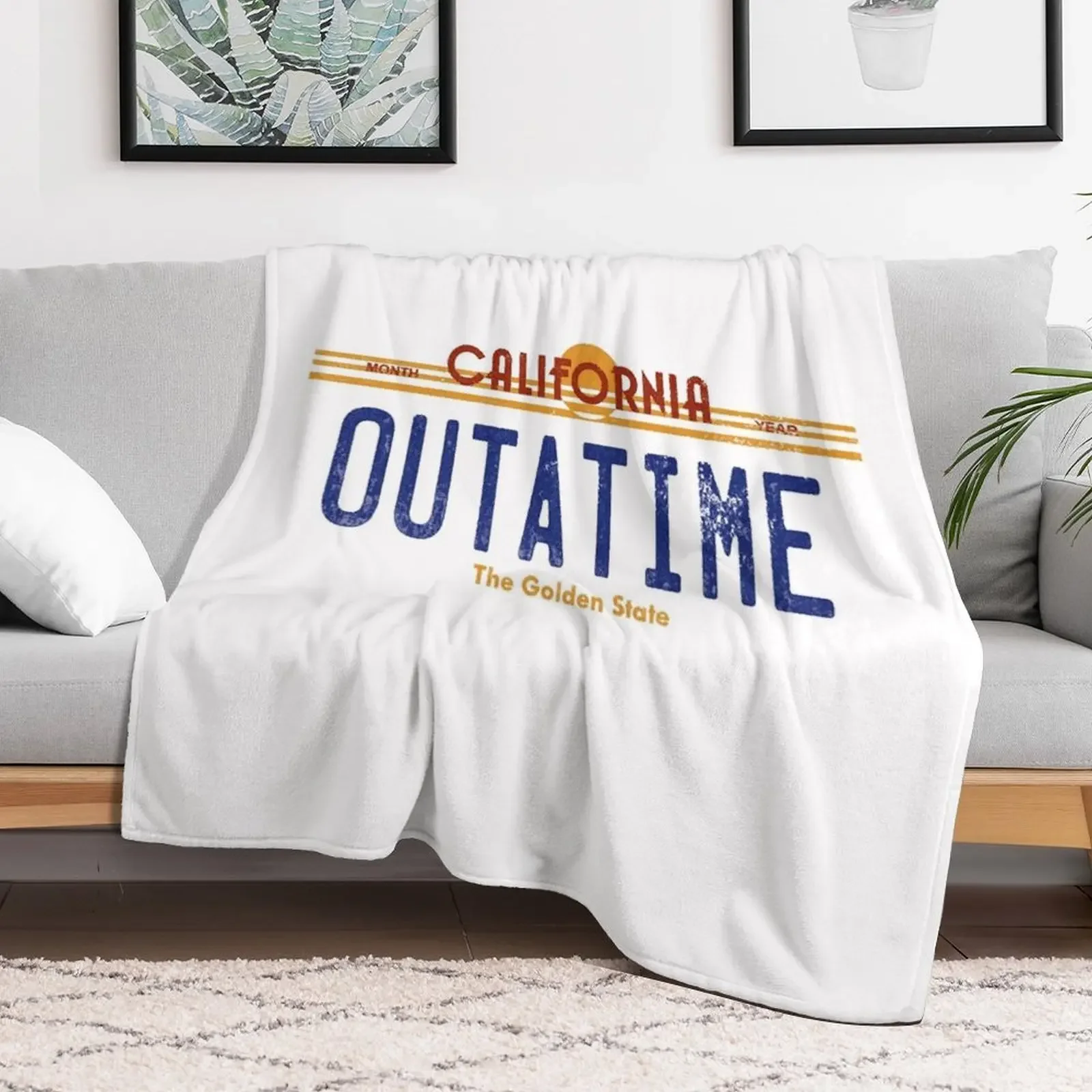 Outatime Throw Blanket Camping Summer Beddings warm winter Blankets