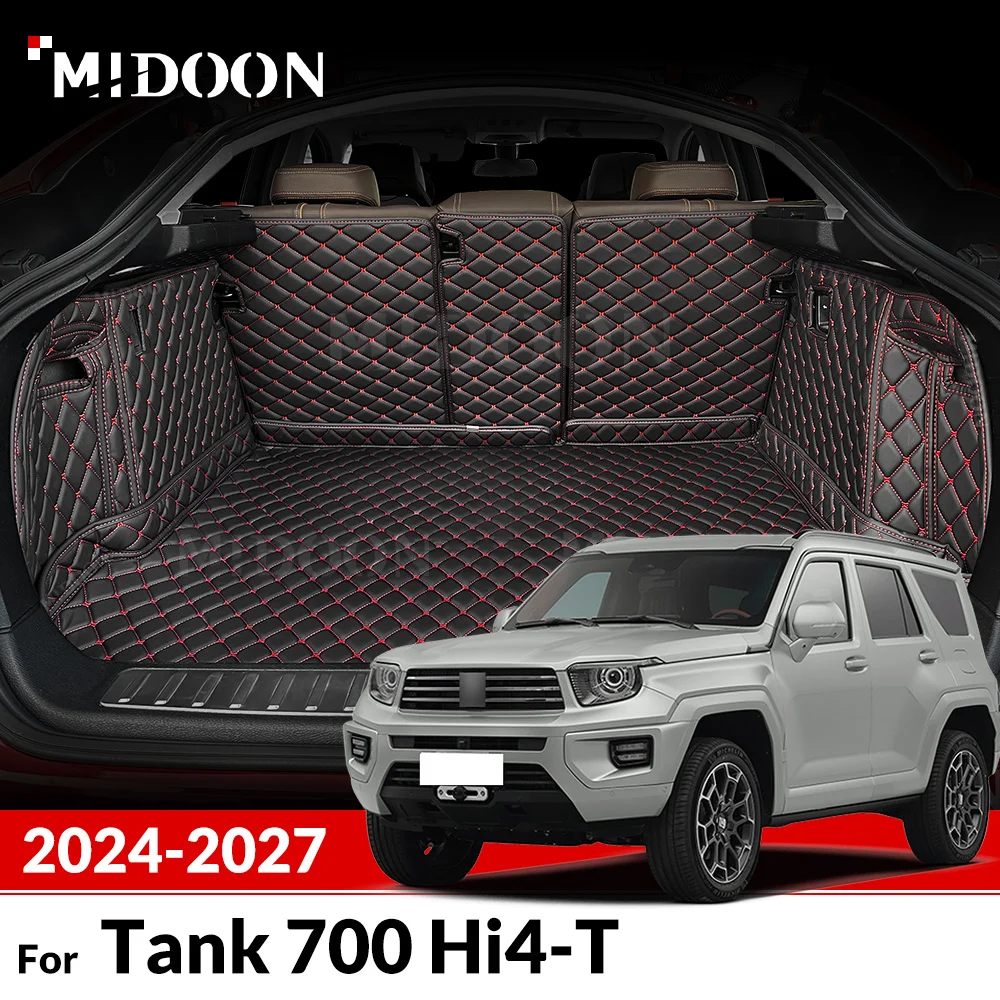 

Для Tank 700 Hi4-T 2024-2027, автомобильный коврик для багажника с полным покрытием, автомобильный антигрязный коврик, защитный коврик, грузовой вкладыш, аксессуары для интерьера