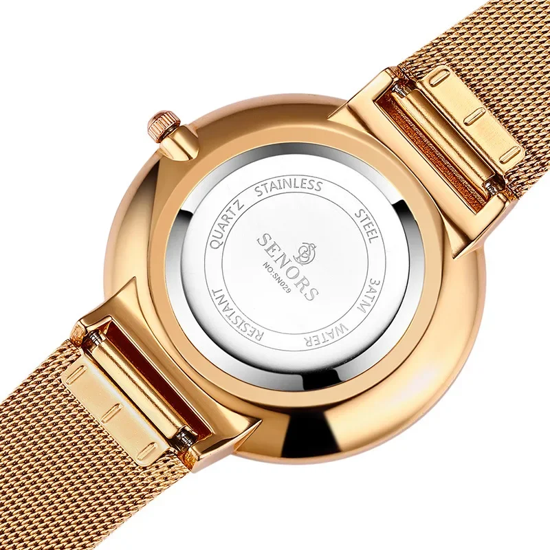 2025นาฬิกาผู้ชายนาฬิกาควอทซ์ตาข่ายบางเฉียบเข็มขัดกีฬาสันทนาการนาฬิกากันน้ํา