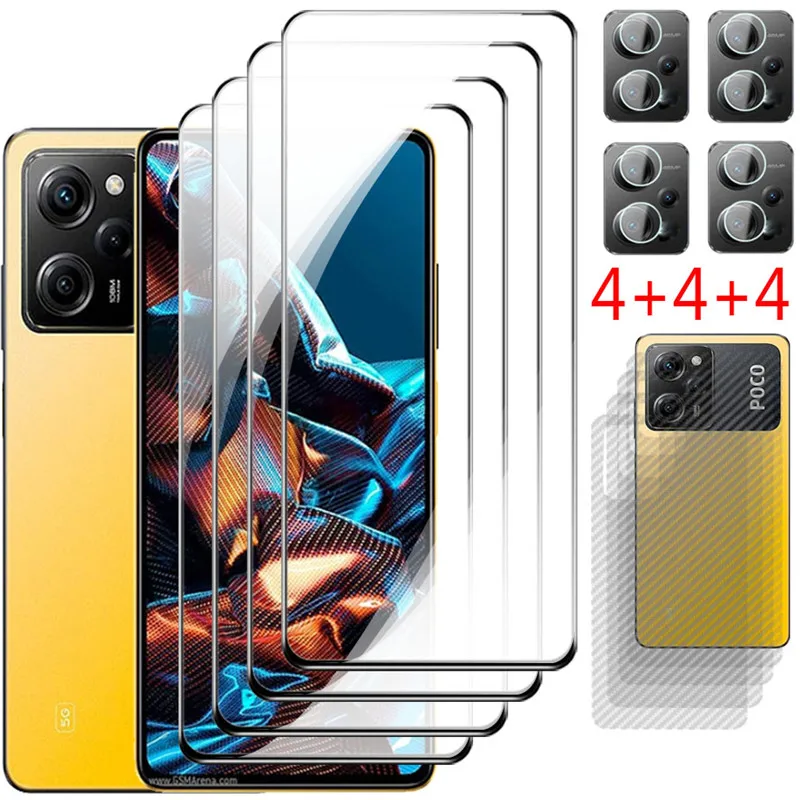 Poco F5 Pro Glass + lamina de vidrio Poco X5 Pro 5g Tempered Glass for xiaomi Poco X5 Pro Global Version Camera Poco X 5 Screen Protector pocco f4 gt x4 gt phone accessories Poko F 5 Pro Glass Pocophone X5 Pro