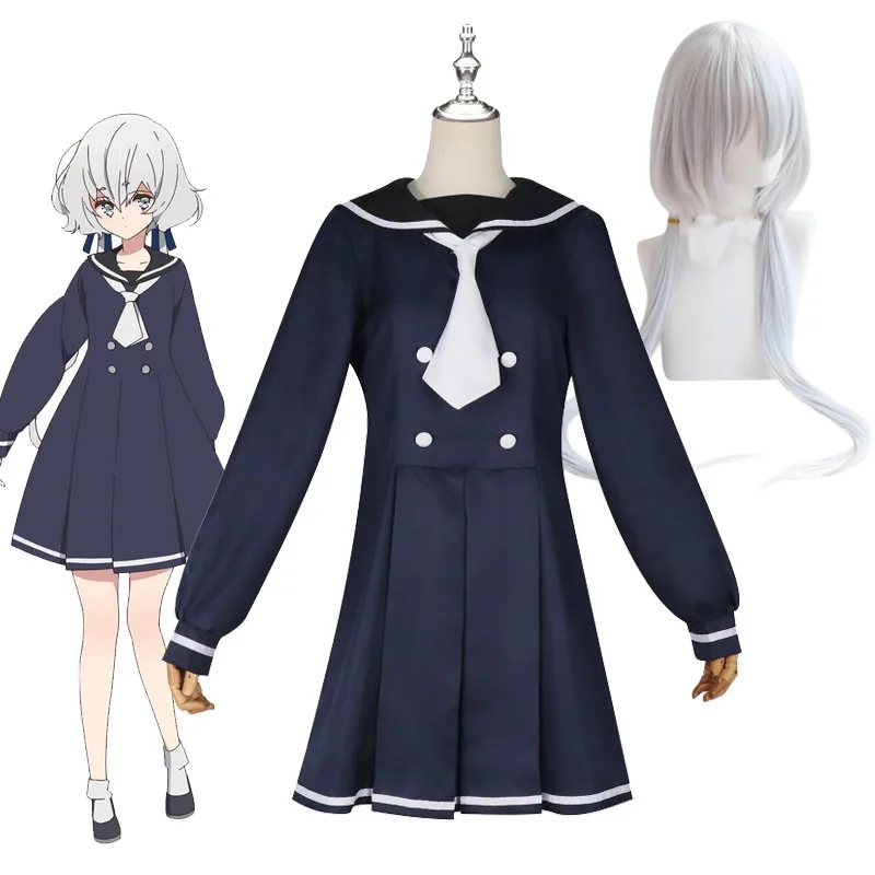 

Аниме Konno Junko, платье для косплея и парики, головные уборы, костюмы зомби, саги, Хэллоуин, карнавал, вечеринка, женская униформа моряка