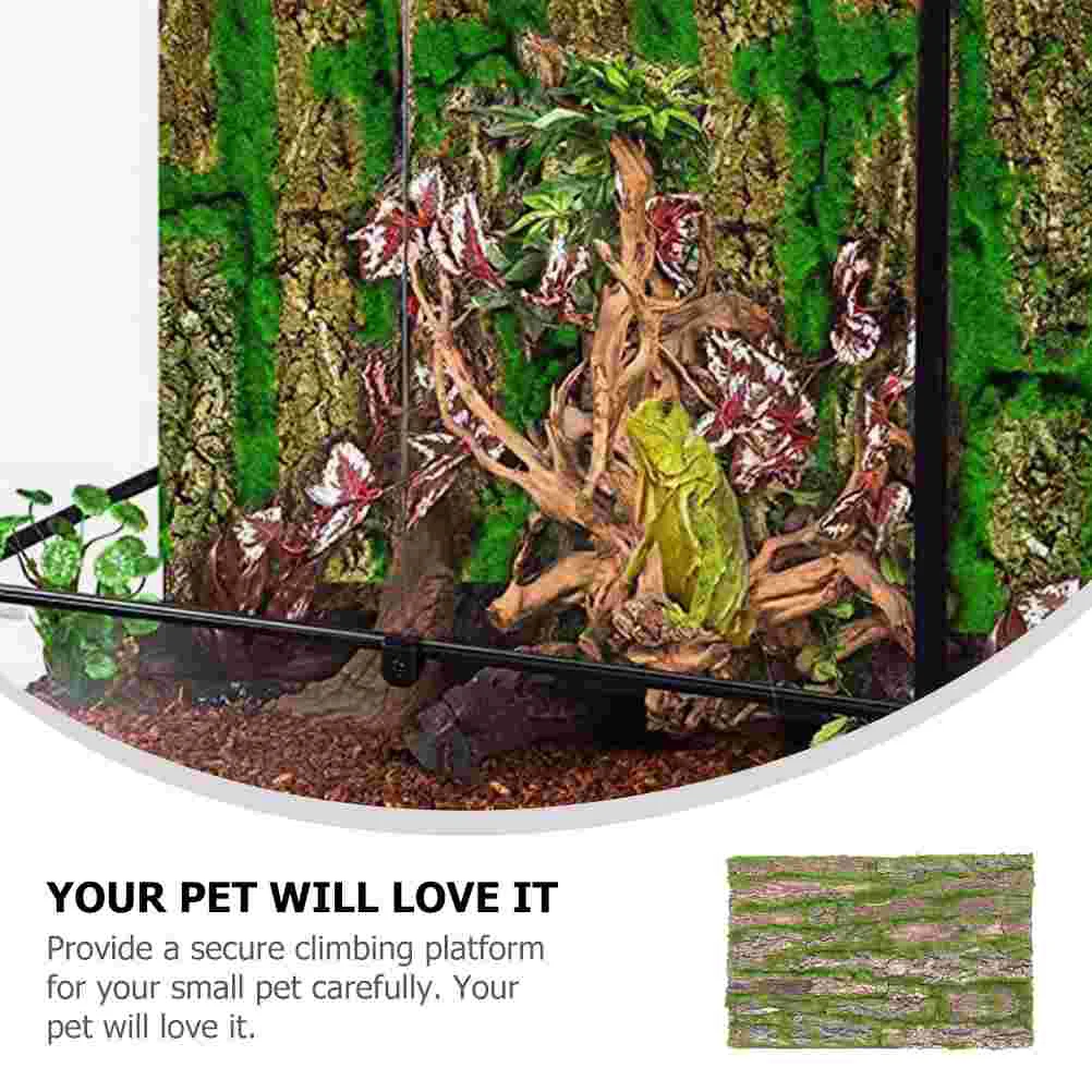 Pets Reptile Bark Climbing Tree Bark Decor Terrarium Tree Bark Decor Reptile Hide Climbing Bark