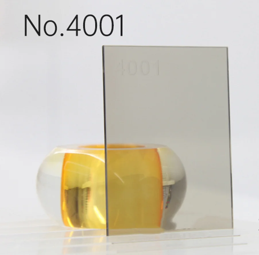 4MM 2 PCS Colorful Translucent Acrylic Board, Plexiglass Tinted Plate, Red, Blue, Orange for DIY, Display Projects
